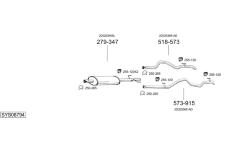 Výfukový systém BOSAL SYS08794