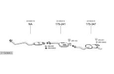 Výfukový systém BOSAL SYS08803
