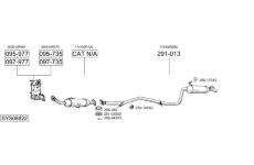 Výfukový systém BOSAL SYS08822