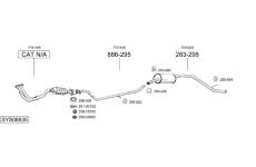 Výfukový systém BOSAL SYS08835