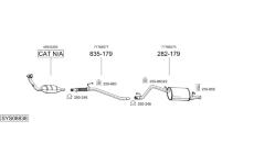 Výfukový systém BOSAL SYS08838