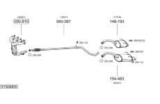 Výfukový systém BOSAL SYS08855