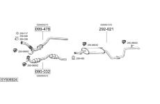 Výfukový systém BOSAL SYS08924