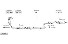 Výfukový systém BOSAL SYS08942