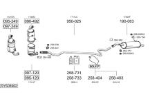 Výfukový systém BOSAL SYS08962