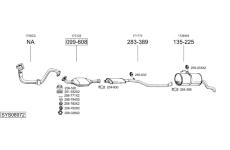Výfukový systém BOSAL SYS08972