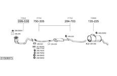 Výfukový systém BOSAL SYS08973