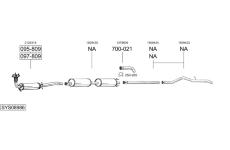 Výfukový systém BOSAL SYS08986