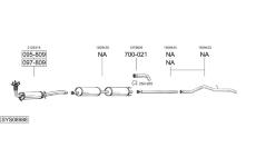 Výfukový systém BOSAL SYS08988