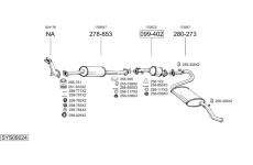Výfukový systém BOSAL SYS09024