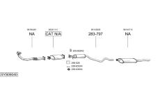 Výfukový systém BOSAL SYS09040