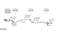 Výfukový systém BOSAL SYS09129