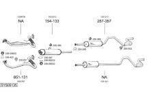 Výfukový systém BOSAL SYS09135
