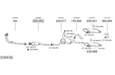 Výfukový systém BOSAL SYS09158