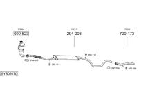 Výfukový systém BOSAL SYS09170