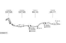Výfukový systém BOSAL SYS09177