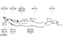 Výfukový systém BOSAL SYS09240