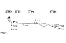 Výfukový systém BOSAL SYS09261