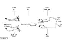 Výfukový systém BOSAL SYS09273