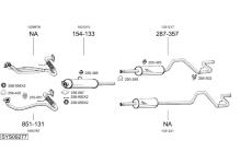 Výfukový systém BOSAL SYS09277