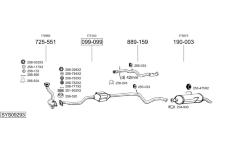 Výfukový systém BOSAL SYS09293