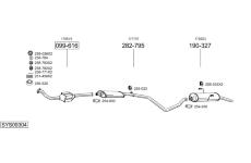Výfukový systém BOSAL SYS09304