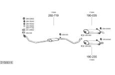 Výfukový systém BOSAL SYS09316