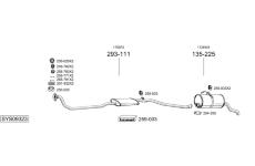 Výfukový systém BOSAL SYS09323