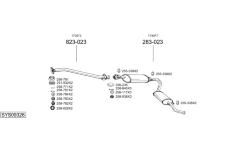 Výfukový systém BOSAL SYS09326