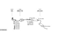 Výfukový systém BOSAL SYS09330
