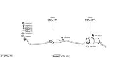 Výfukový systém BOSAL SYS09334