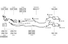 Výfukový systém BOSAL SYS09344