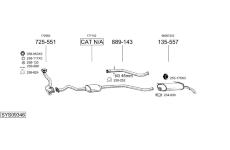 Výfukový systém BOSAL SYS09346