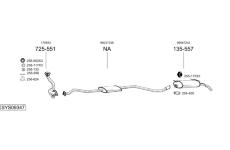Výfukový systém BOSAL SYS09347