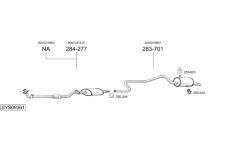 Výfukový systém BOSAL SYS09361