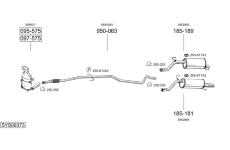Výfukový systém BOSAL SYS09373