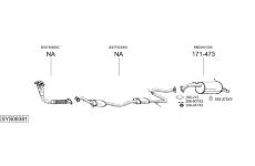 Výfukový systém BOSAL SYS09381