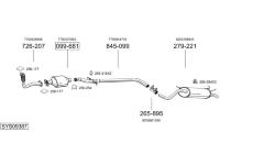 Výfukový systém BOSAL SYS09387