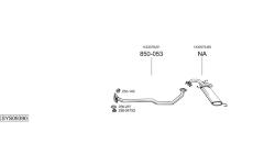 Výfukový systém BOSAL SYS09390