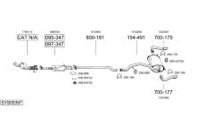 Výfukový systém BOSAL SYS09397