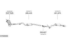 Výfukový systém BOSAL SYS09406