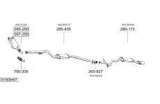 Výfukový systém BOSAL SYS09407