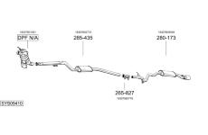Výfukový systém BOSAL SYS09410