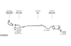 Výfukový systém BOSAL SYS09432