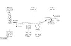 Výfukový systém BOSAL SYS09441