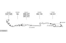 Výfukový systém BOSAL SYS09457