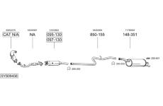Výfukový systém BOSAL SYS09458