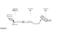 Výfukový systém BOSAL SYS09475