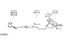 Výfukový systém BOSAL SYS09483