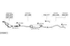 Výfukový systém BOSAL SYS09611